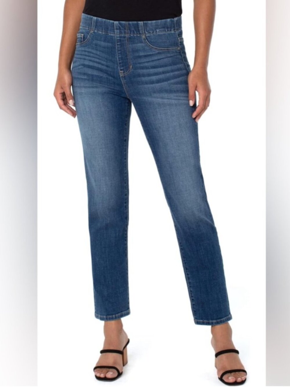 LIVERPOOL | NEW | Chloe Slim Pull-On Jeans | "Westchester" | Size 8/29
